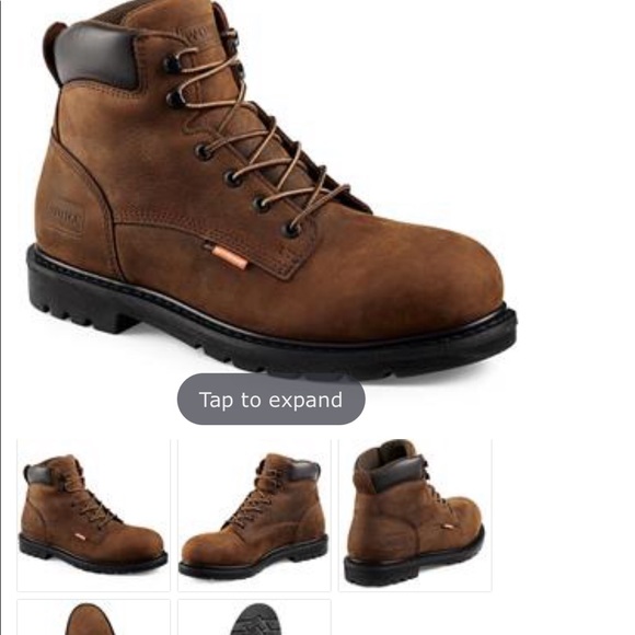 Red Wing Worx Steel Toe Work Boots - Picture 14 of 16